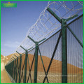 Airport Fence Welded Wire Fence with Concertina Razor Barbed Wire